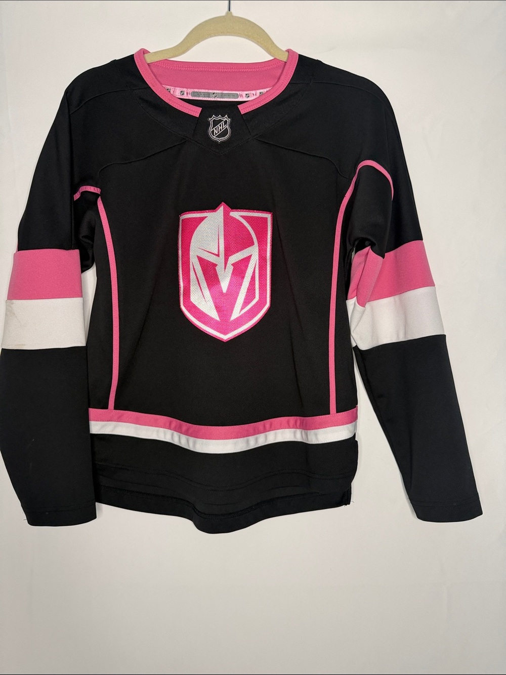 NHL Kids Black Pink Vegas Golden Knights Jersey